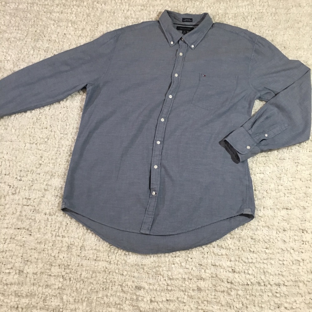 Tommy Hilfiger Blue Button Down Shirt