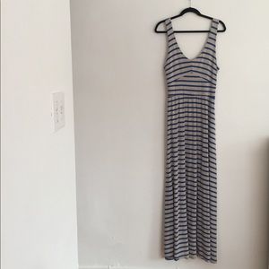 Striped maxi dress from Anthropologie- size large