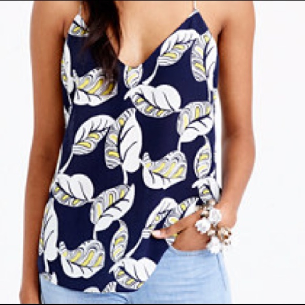 J. Crew 100% Silk Carrie Cami