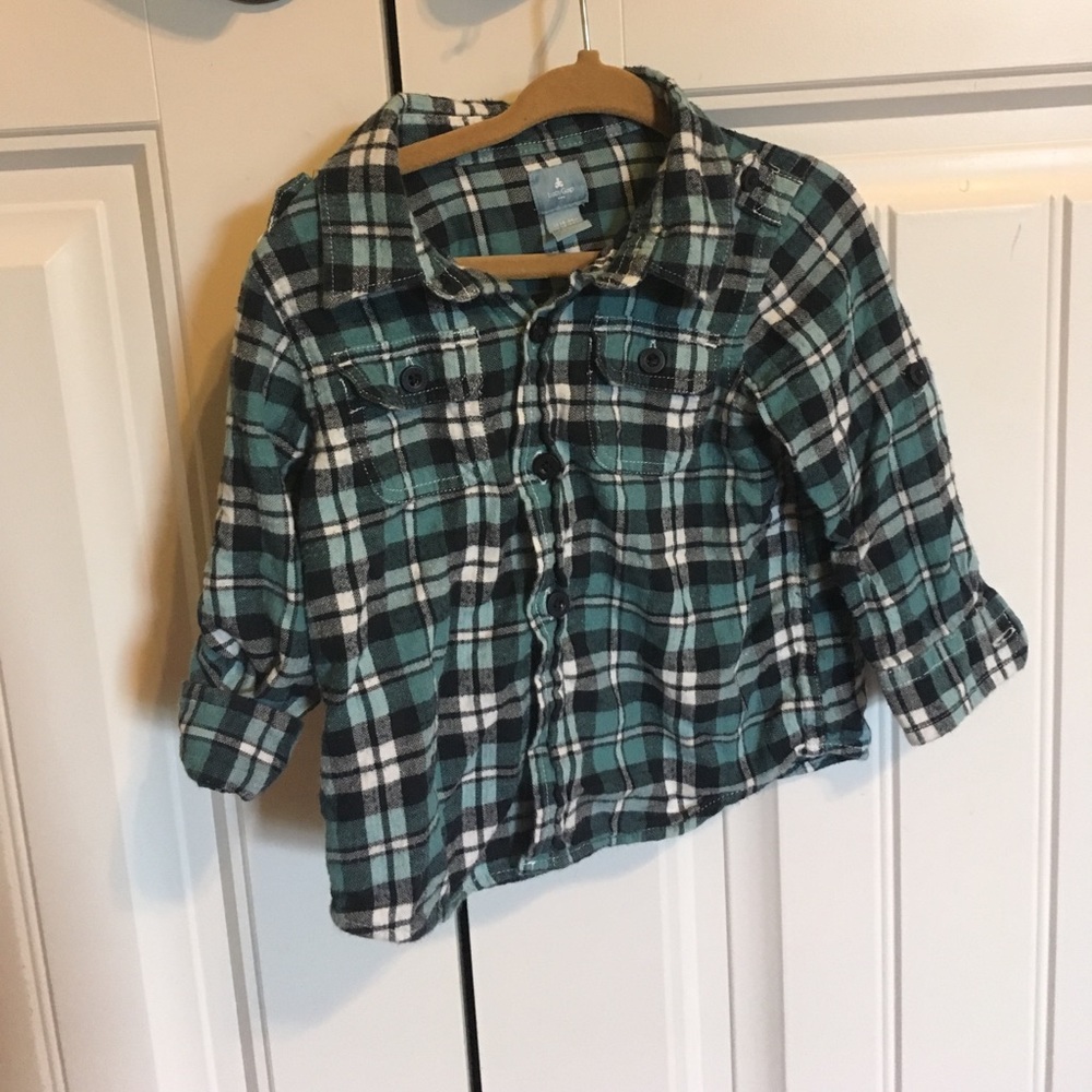 18M Gap Flannel Button down
