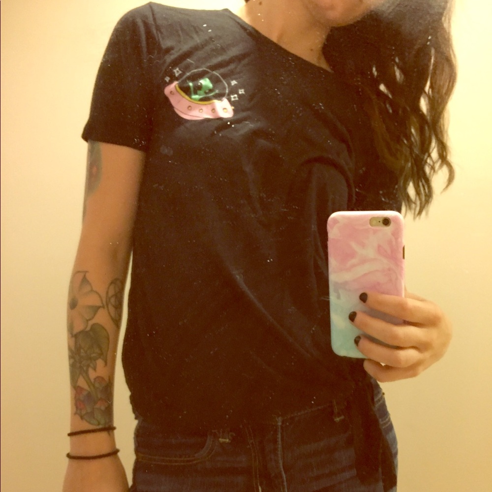 Alien Tie-Front Shirt