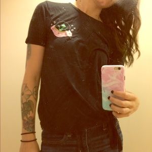 Alien Tie-Front Shirt