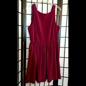 American Apparel Button Down Pinafore Dress Large