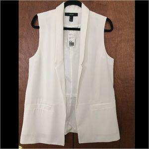 Forever 21 White Vest