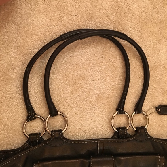 Black Coach purse - Picture 5 of 8