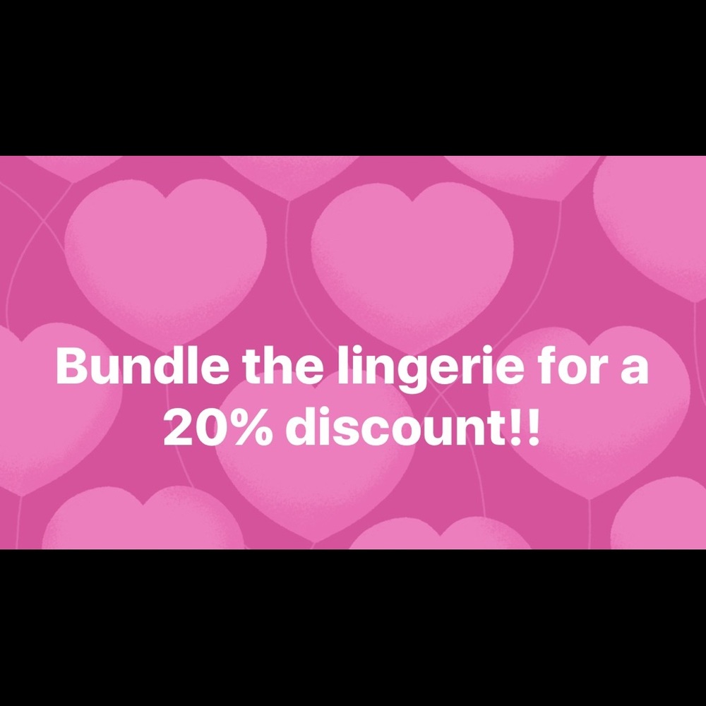 Lingerie clean out!!!