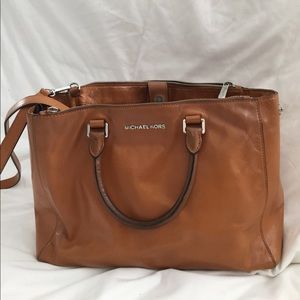 Michael Kors Soft Leather Satchel