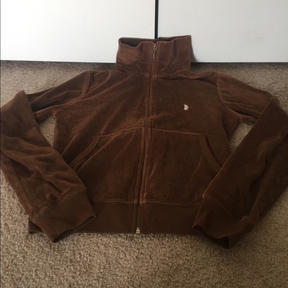 Brown Juicy Couture velvet jacket