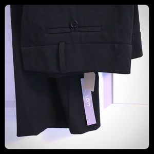 Loft 12P NWT Marisa black trousers