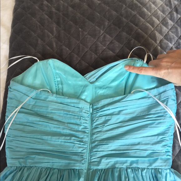 ABS by Allen Schwartz Blue Party Dress - Picture 3 of 8