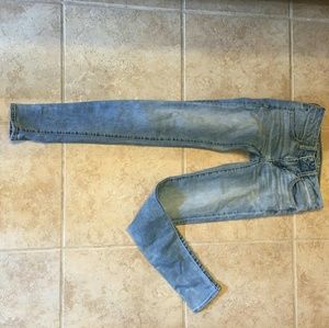American Eagle Blue Skinny Jeans