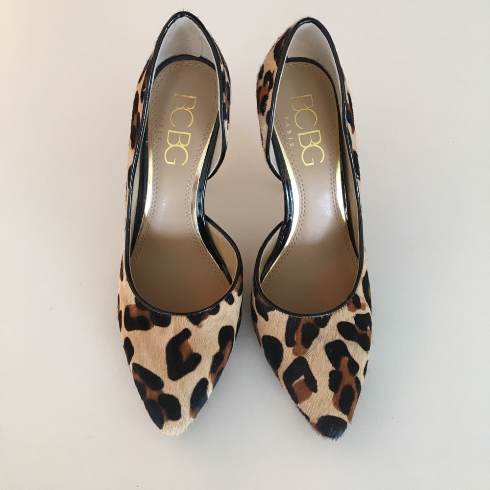 BCBG Paris Jaze Leopard d'Orsay Pumps