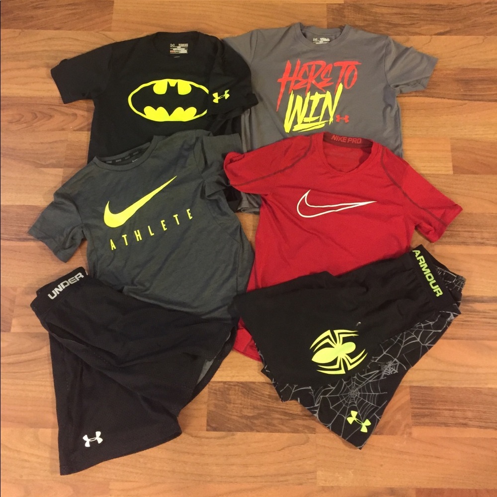 UA and NIKE athletic bundle