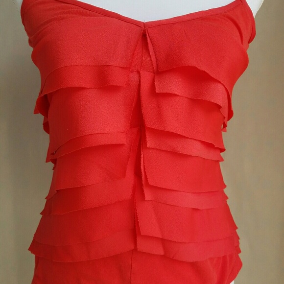 Old Navy Ruffle Tiered Layer Spaghetti Straps Tank - Picture 8 of 8