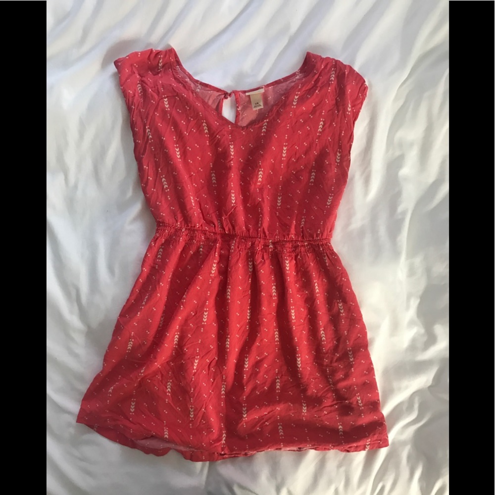 Pink simple everyday use dress