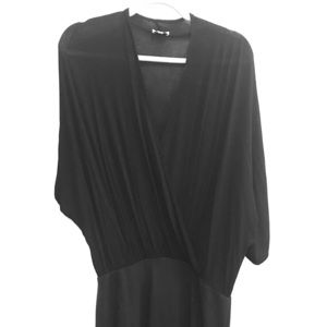 Splendid batwing surplice wrap dress