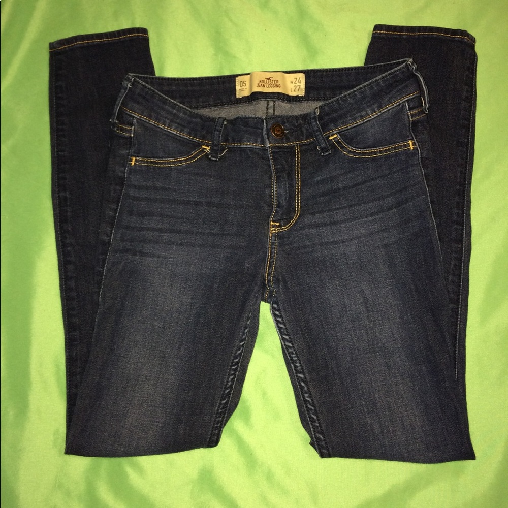 Hollister dark wash jeggings