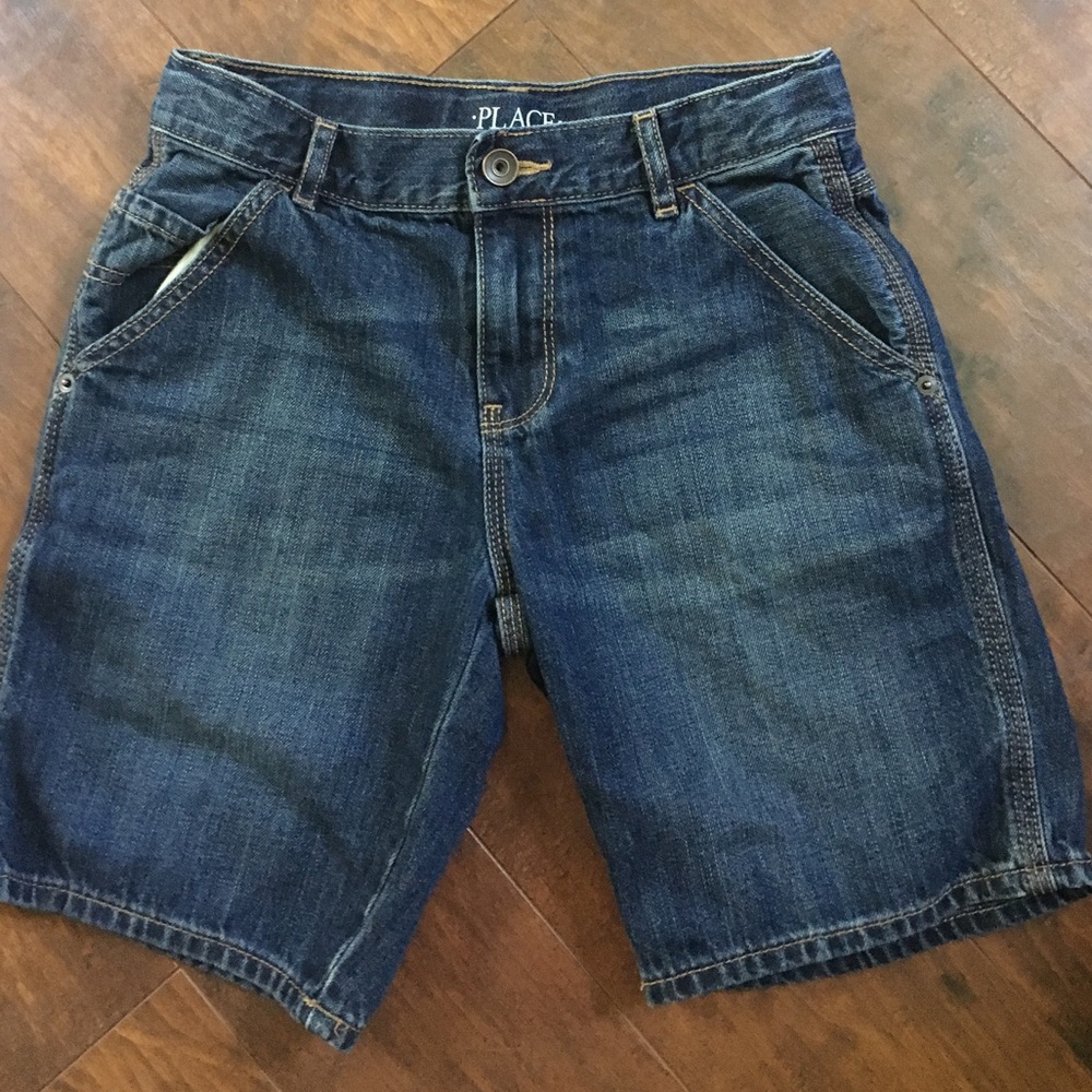 Children's Place denim utility shorts