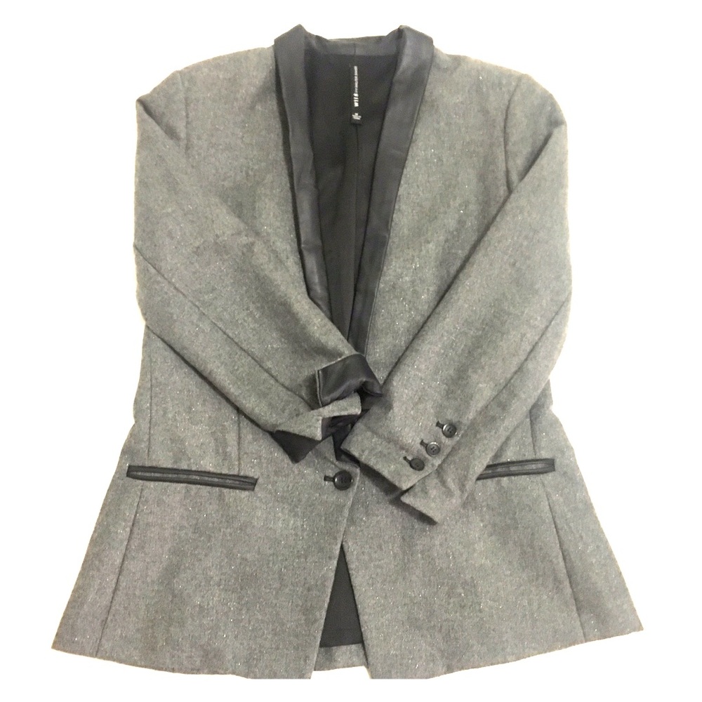 W118 by Walter Baker leather trimmed blazer