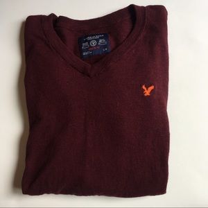 American Eagle Athletic Fit Men's V-Neck Sweater