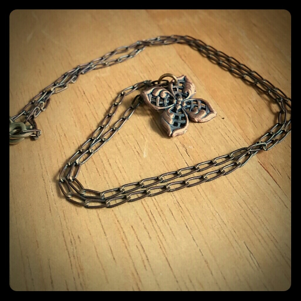 Genuine copper necklace