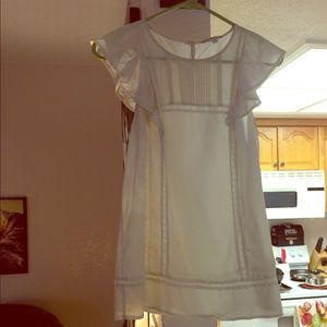 Creamy white delicate top