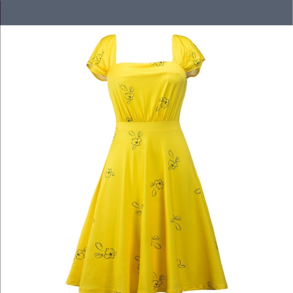 XXL LaLa land yellow dress
