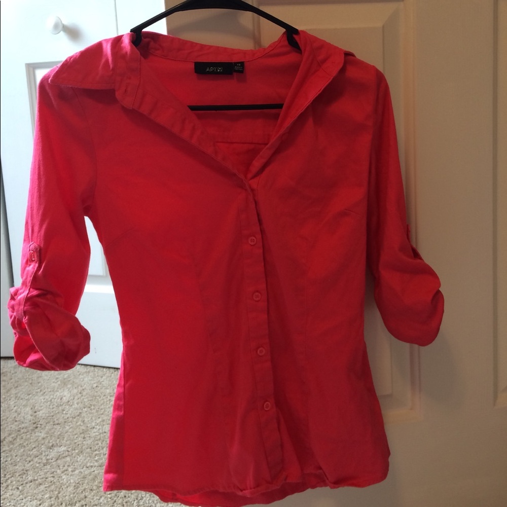 Apt 9 pink dress shirt