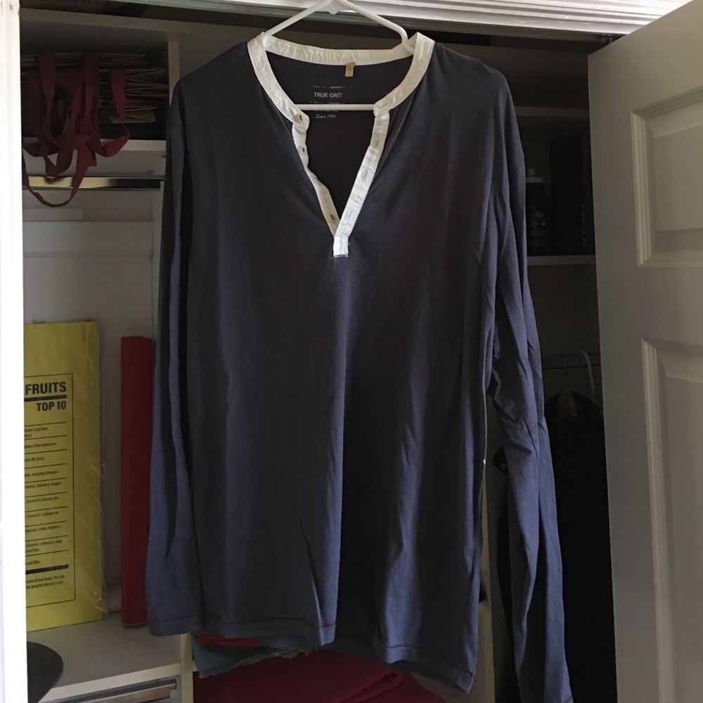 long sleeve button up tshirt!