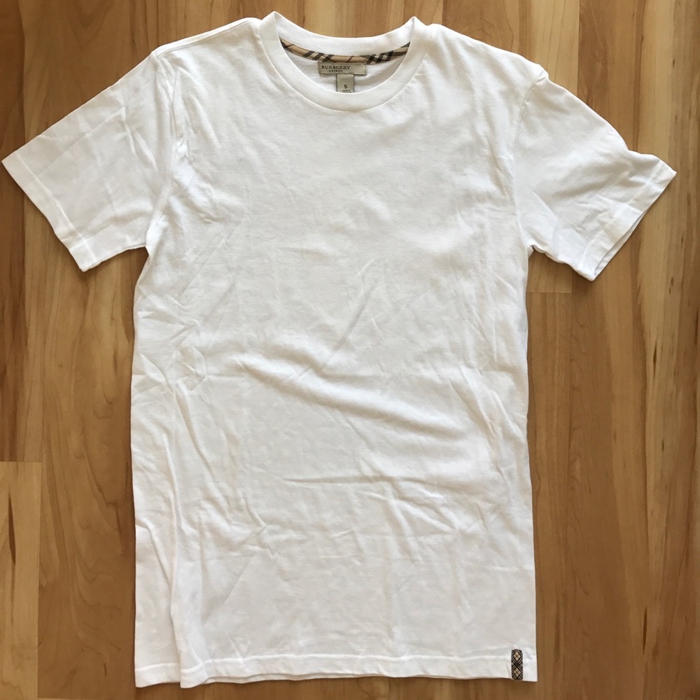 New Burberry White Tshirt