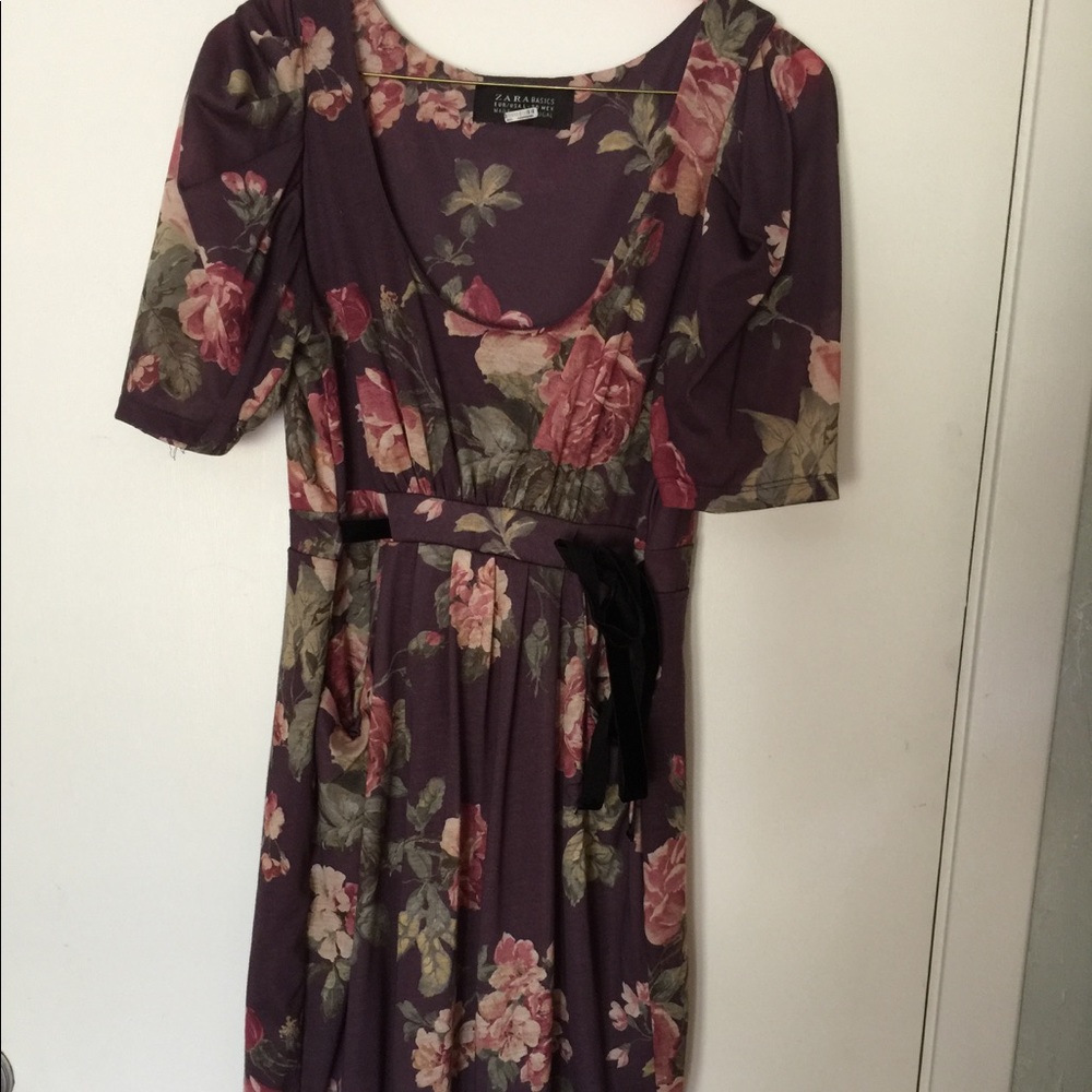 Zara floral dress