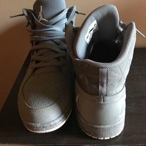 Grey Jordan shoes