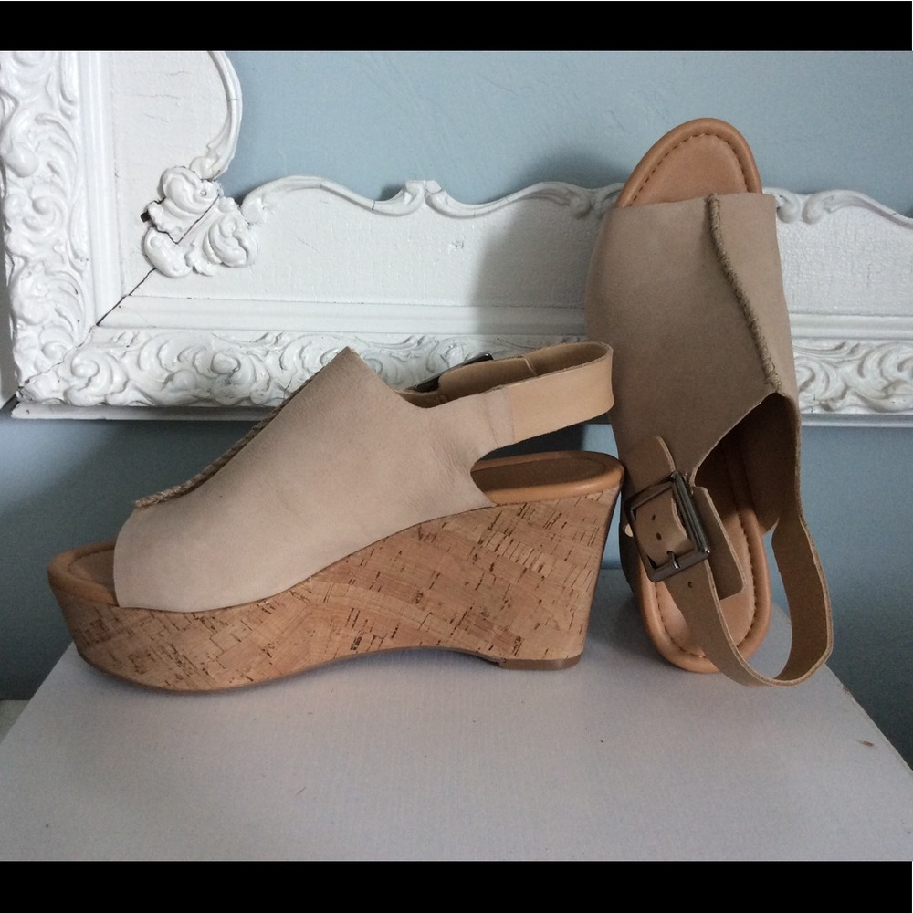 Marc Fisher wedge sandals