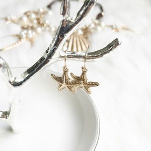 Starfish Hook Earrings