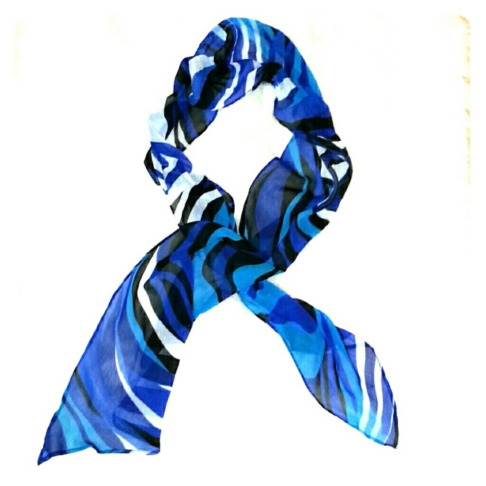 Gorgeous Polyester Multi Scarf . NWOT