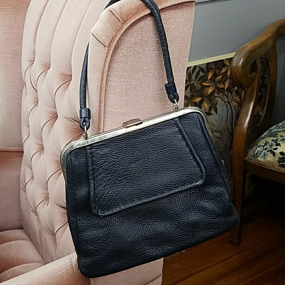 Purse:  Letisse navy blue vintage