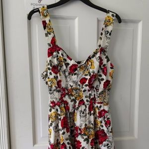 Hot Topic Floral Skull Dress