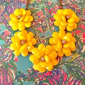 J. Crew Floral Statement Necklace