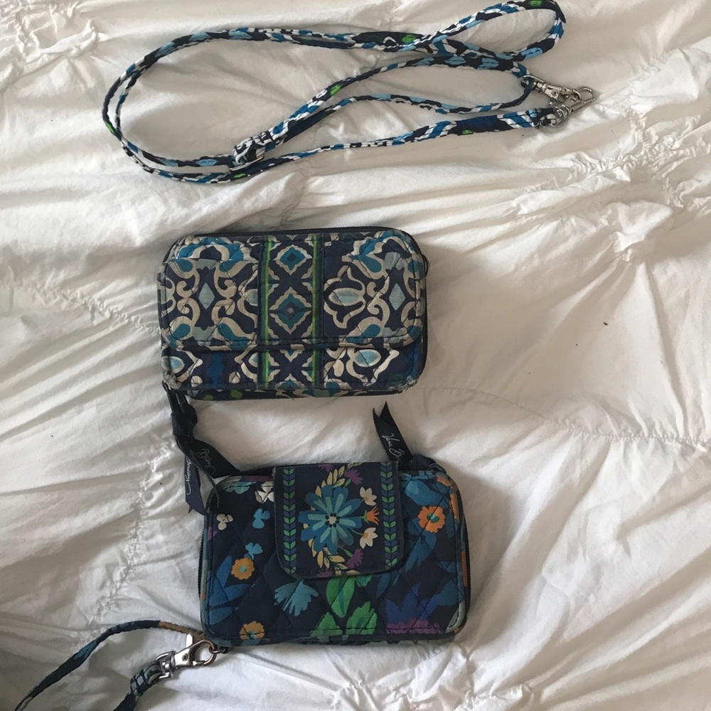 Vera Bradley wallets and landyard