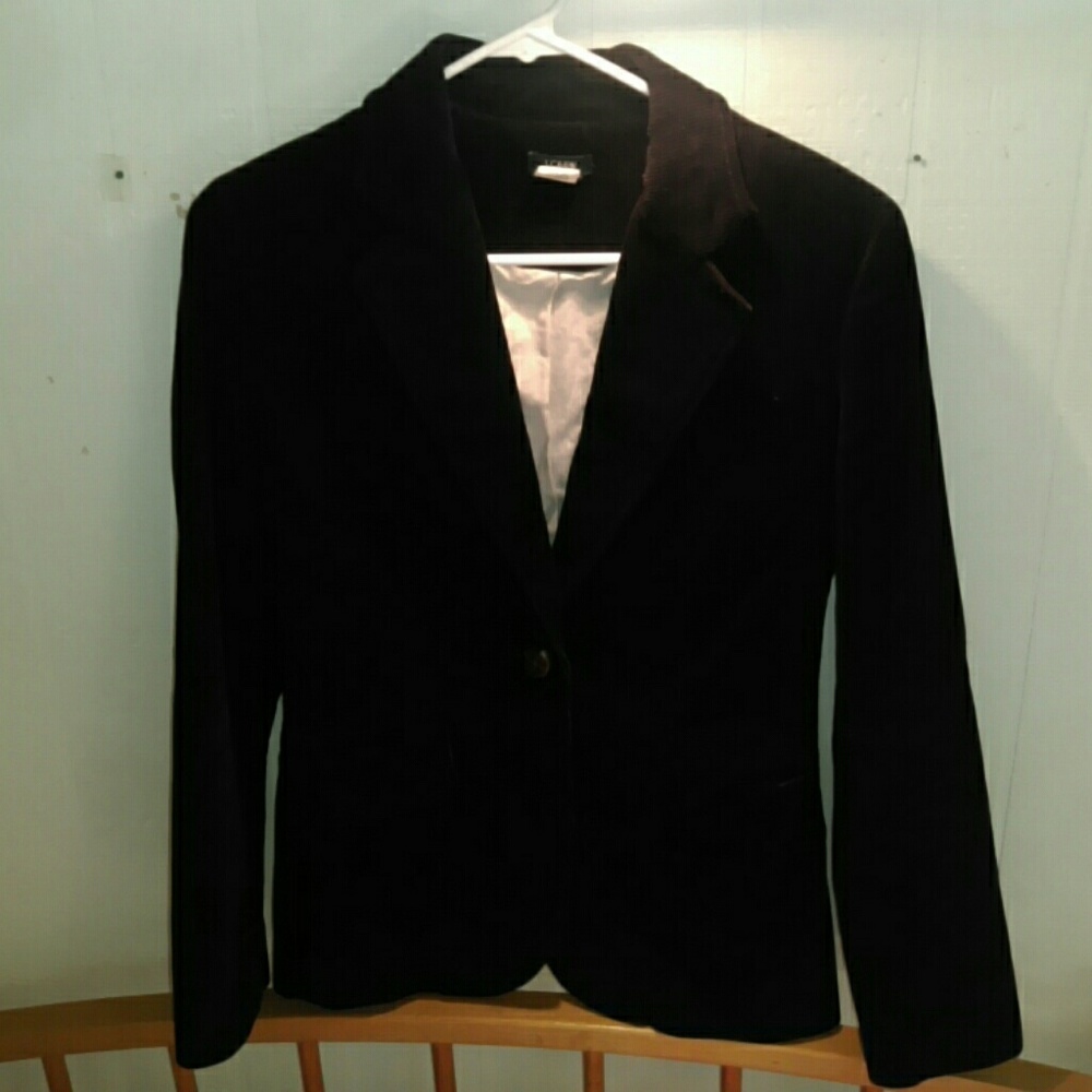 Black corduroy J Crew Blazer