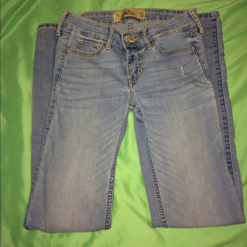 Hollister straight leg jeans.