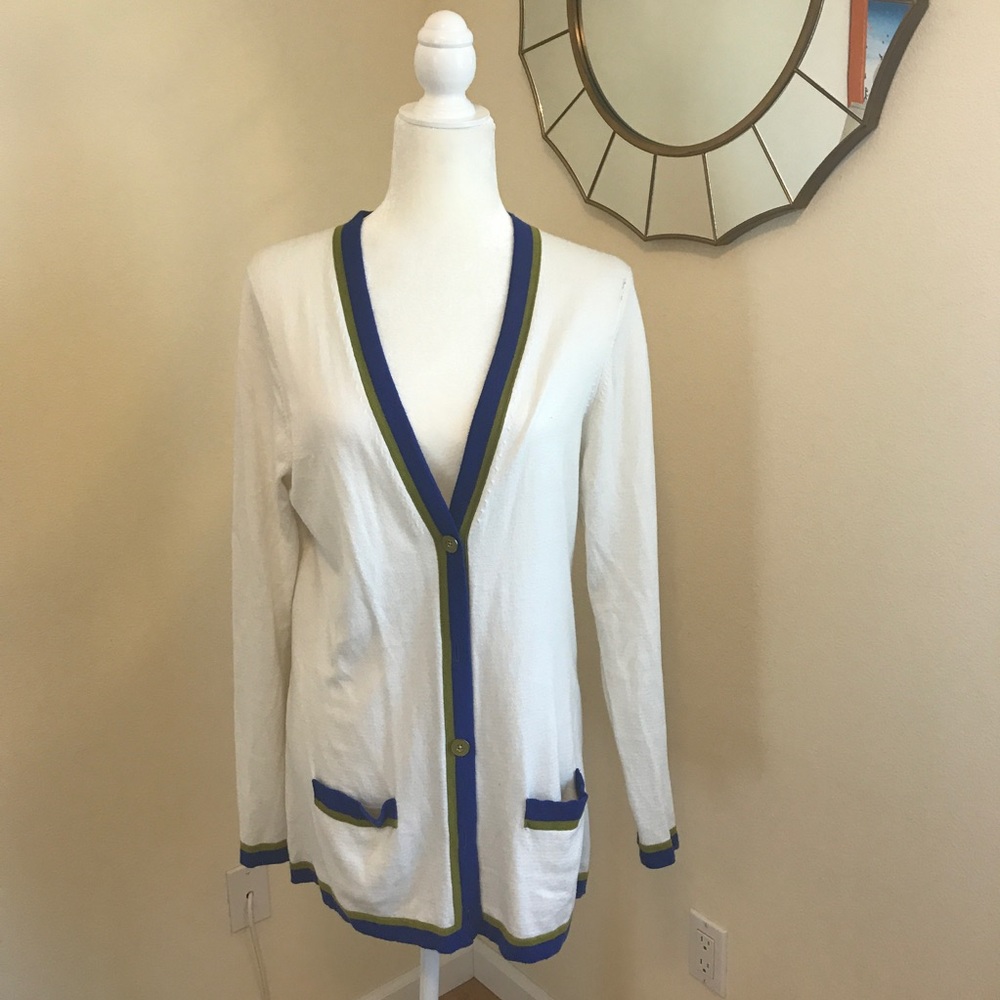 Preppy Banana Republic sweater cardigan sz:Large