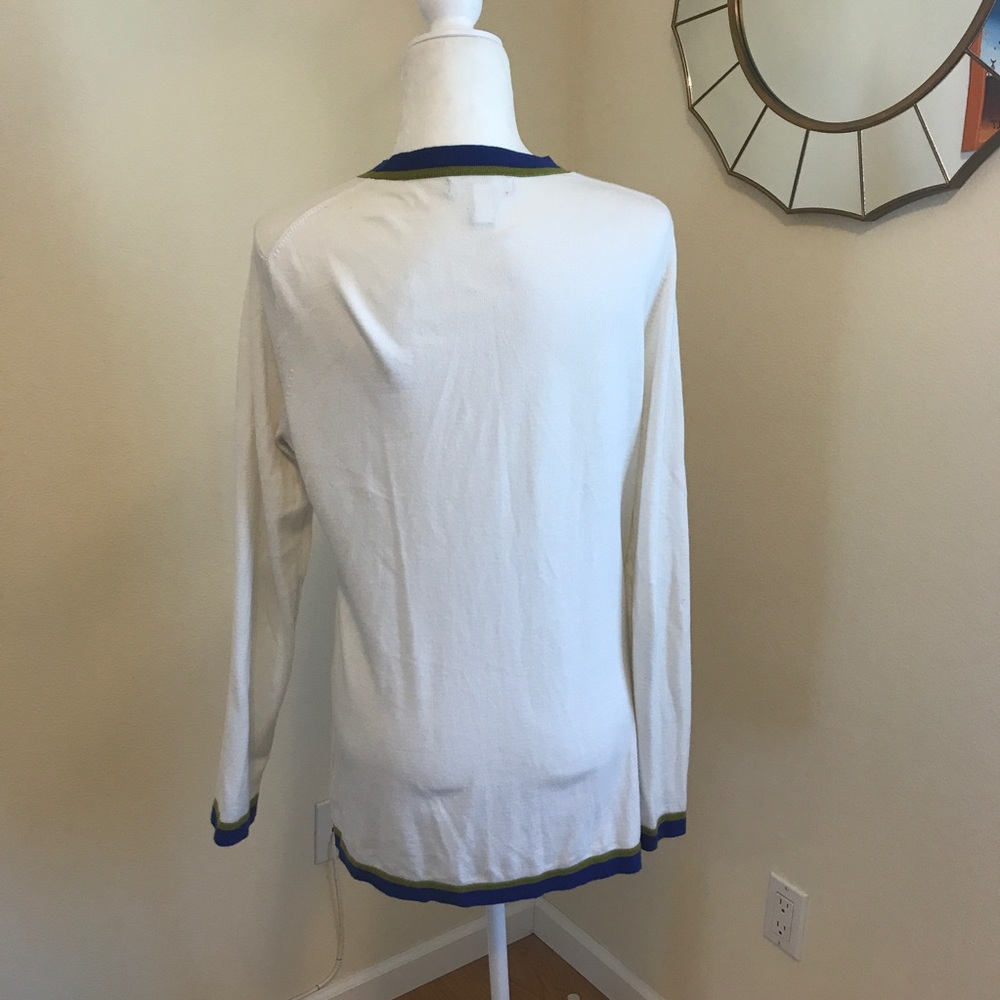 Preppy Banana Republic sweater cardigan sz:Large - Picture 4 of 6
