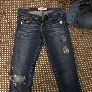Ripped hollister jeans