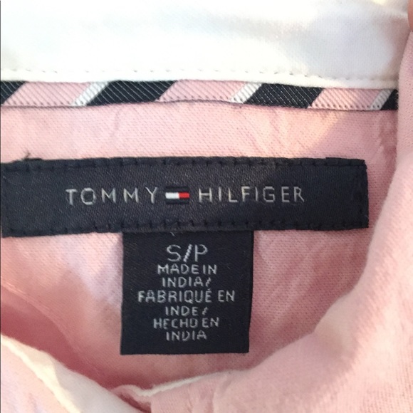 light pink Tommy Hilfiger collared shirt - Picture 3 of 3