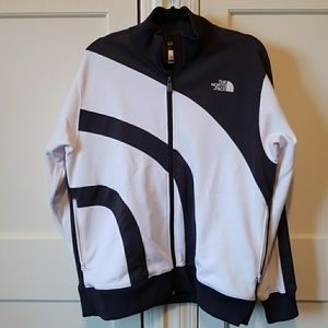 North Face Black + White Track Jacket