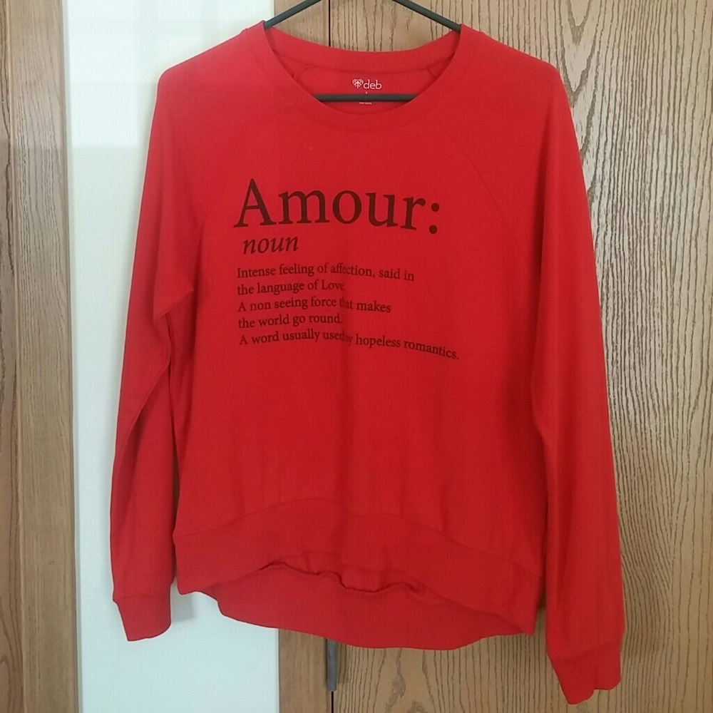 Women's light "Amour" sweater