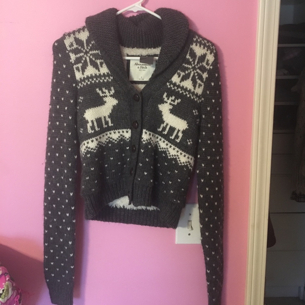 NWT A&F Sweater Cardigan