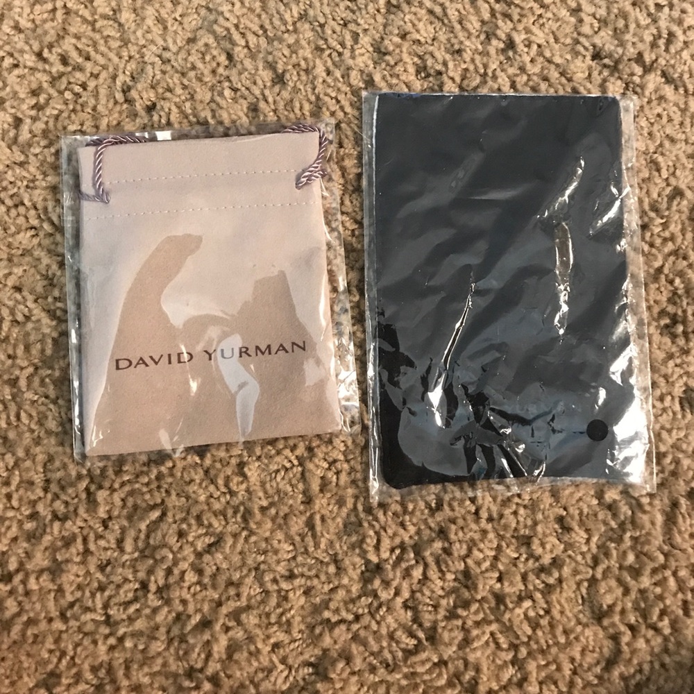2 david yurman bag and wipe