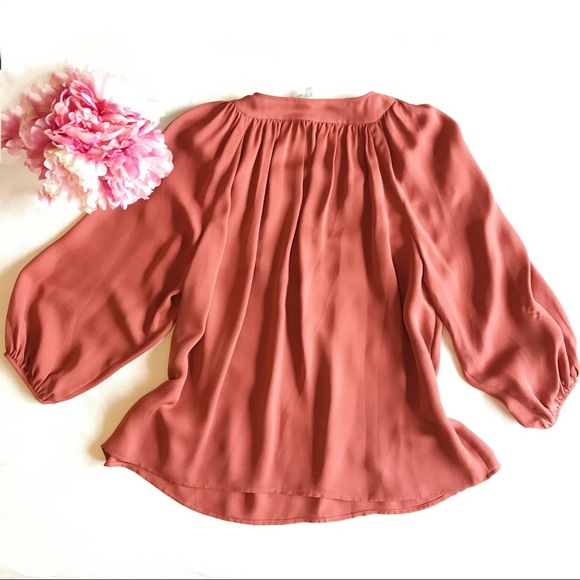 🎉🎉HP🎉🎉 NWT Joie Nanor long sleeve blouse silk - Picture 2 of 7